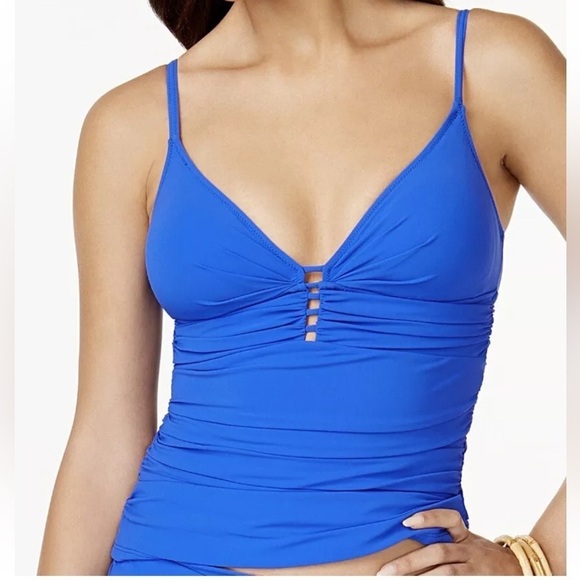 Profile by Gottex Women’s Royal Blue "TUTTI FRUTTI" Tankini Top Size 6 NEW - Picture 15 of 16